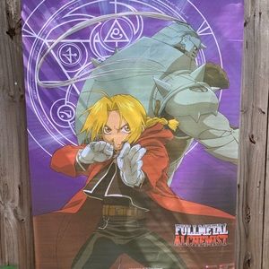 FABRIC FULLMETAL ALCHEMIST WALL HANGING.